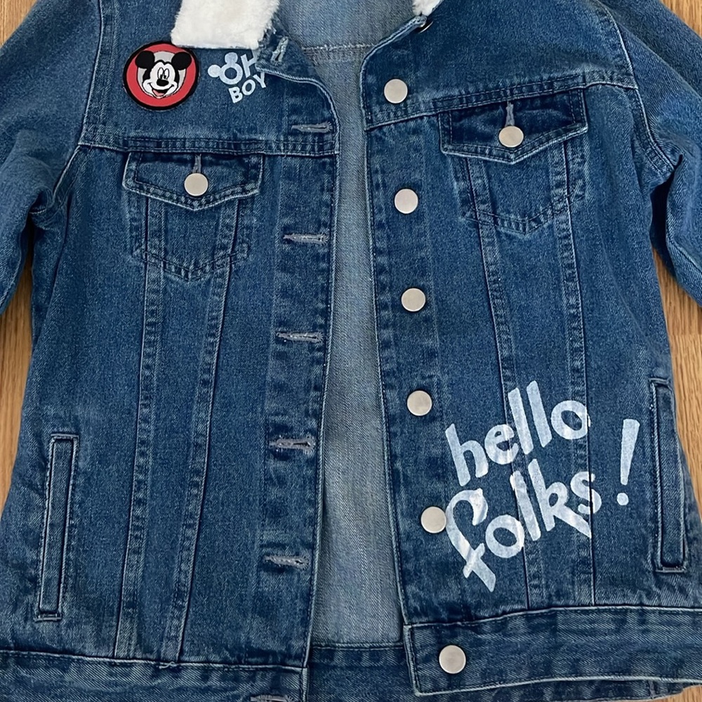 DISNEY DENIM MICKEY MOUSE JACKET - Picture 5 of 5